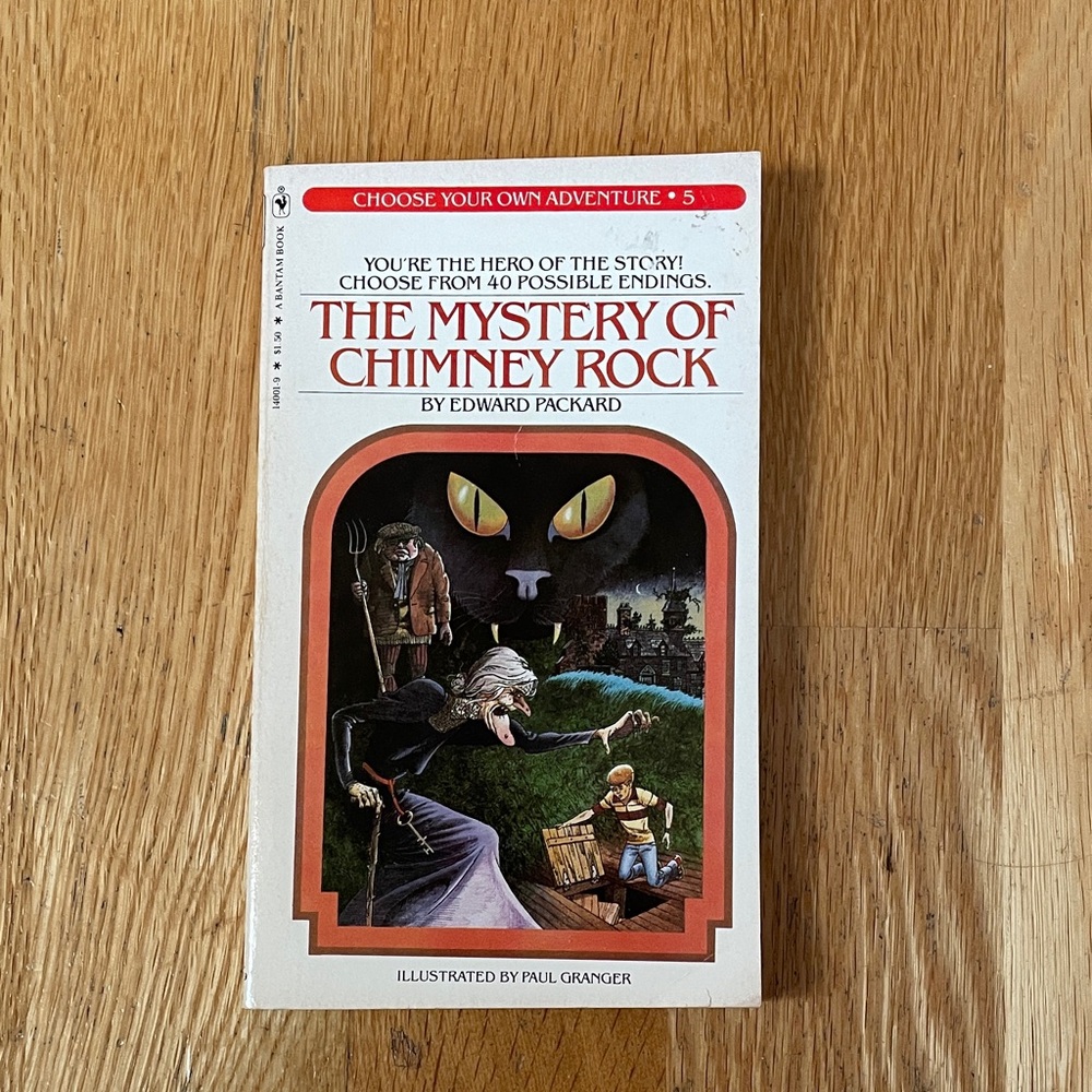Vintage 70s “Choose your own Adventure” book